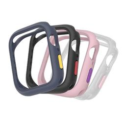 hoda Apple Watch Series 4/5/6/SE 共用 42mm/44mm 柔石防摔手錶保護殼-知性藍 歷史價格詳細信息