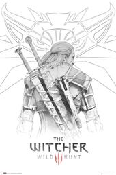 [遊戲海報] 巫師3：狂獵 Witcher 3 Wild Hunt 傑洛特 獵魔士 Geralt 宣傳 海報 歷史價格詳細信息