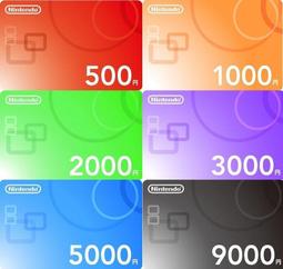 日本 任天堂 1000點 點數卡 儲值卡 switch Wii U 3DS eshop NDSi Nintendo 歷史價格詳細信息