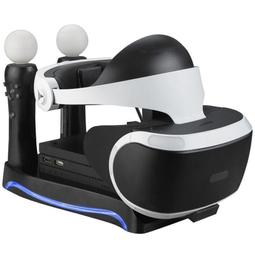 PS4 VR 四合一 多功能 底座 座充 PS4 支架 手把充電器 VR眼鏡底座 手柄充電 座充支架 PS4體感座充 歷史價格詳細信息