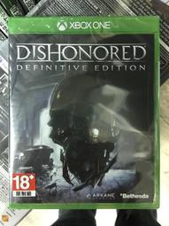 XBOX ONE《冤罪殺機 決定版》英文版【盒裝現貨新品未拆】Dishonored Definitive Edition 歷史價格詳細信息
