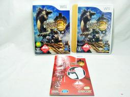Wii 魔物獵人 3 Monster Hunter 日版遊戲 C3/D2 歷史價格詳細信息