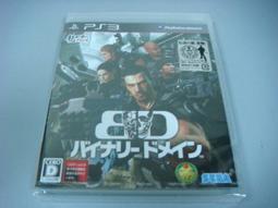 PS3 二元領域 Binary Domain (日文/英文版)**(二手片-光碟約9成8新)【台中大眾電玩】 歷史價格詳細信息