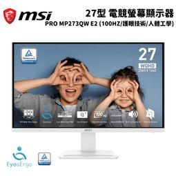 【MSI 微星】PRO MP273QW E2 27型 IPS 100Hz 16:9 顯示器(DP/HDMI/1ms MPRT) 歷史價格詳細信息