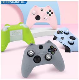 極想xbox series x遊戲手柄保護套xss矽膠套可愛耳防滑精英配件 歷史價格詳細信息