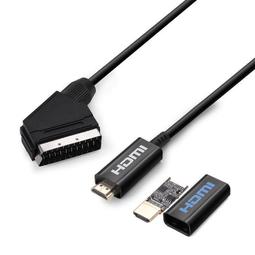 scart轉hdmi轉換器高清hdtv1080p掃把頭scart to hdmi轉接器 歷史價格詳細信息