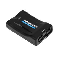 scart轉hdmi轉換器高清hdtv1080p掃把頭scart to hdmi轉接器 歷史價格詳細信息