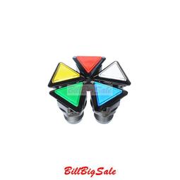 遊戲機按鈕_頭46孔25．圓形圓型帶燈按鍵復位開關平頭按鈕加水機電玩按鈕微動開關販賣機按通開關 歷史價格詳細信息