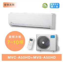 【Midea 美的】7-10坪《冷暖型-J系列》變頻分離式空調MVC-J50HA/MVS-J50HA 歷史價格詳細信息