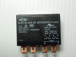 (全新) 松川 空調 冷氣 室外機 電源 1 對 1 220V 繼電器  RELYA 841-S-1A-D 歷史價格詳細信息