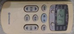 二手日立原廠冷氣遙控器(上電有反應但無對應機器測試當銷帳零件品 歷史價格詳細信息
