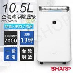 SHARP 夏普 DW-L12FT-W 空氣清淨除濕機 12公升 歷史價格詳細信息