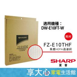 【SHARP夏普】原廠濾網〔FZ-E10THF+FZ-E10TDF〕適用DW-E10、H10/12、L10/12FT-W 歷史價格詳細信息
