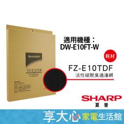 【SHARP夏普】原廠濾網〔FZ-E10THF+FZ-E10TDF〕適用DW-E10、H10/12、L10/12FT-W 歷史價格詳細信息