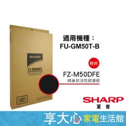 原廠 SHARP 夏普 FU-D50T 專用 HEPA濾網 FZ-D40XH  FU-D50T-R/W 歷史價格詳細信息