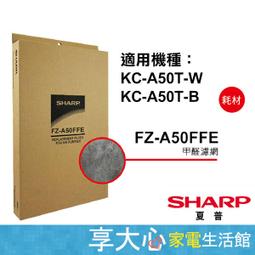 【SHARP夏普】原廠濾網〔FZ-A50FFE〕甲醛濾網 適用：KC-A50T 公司貨 請確認在下單 歷史價格詳細信息