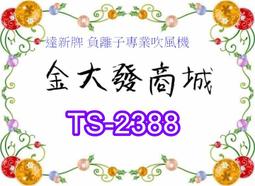 新北市-金大發 達新牌光觸媒超水潤負離子吹風機「TS-6688/TS6688」 歷史價格詳細信息