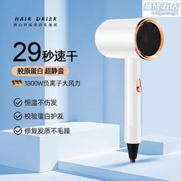 大風力電吹風機髮廊大功率藍光護髮負離子家用速幹理髮店專用高速 歷史價格詳細信息
