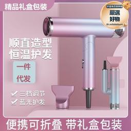 新款可摺疊吹風機宿舍800w家用髮廊高速大功率藍光負離子電吹風 歷史價格詳細信息