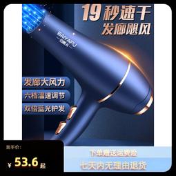 吹風機大風力家用髮廊大功率三檔風藍光護髮冷熱恆溫電吹風筒 歷史價格詳細信息