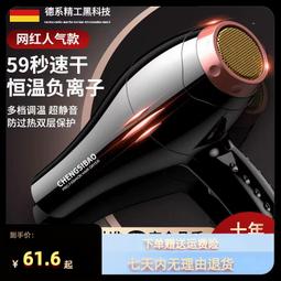 家用吹風機 靜音恆溫護髮吹風筒負離子高速大功率速乾電吹風 歷史價格詳細信息