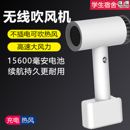 無線吹風機宿舍學生用強力旅行可攜式充電款戶外不插電靜音吹風機 歷史價格詳細信息