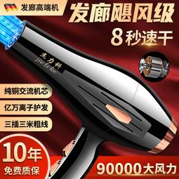 髮廊吹風機家用大功率3000W 理髲店負離子護髮吹風機筒冷熱風靜音 歷史價格詳細信息