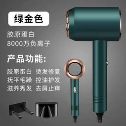 德國吹風機家用髮廊大功率理髲店冷熱風負離子大風力靜音速乾筒 歷史價格詳細信息