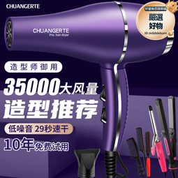 電吹風理髮店專用大功率藍光恆溫宿舍高速吹風筒家用冷熱風吹風機 歷史價格詳細信息