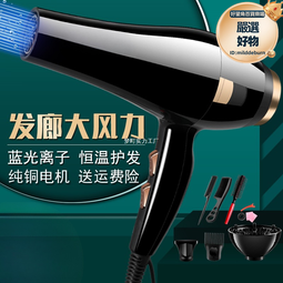 電吹風機大功率速幹理髮店大風力發超靜音家用吹頭髮風筒 歷史價格詳細信息