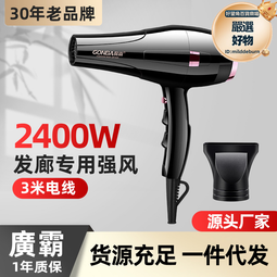2400w大功率電吹風機家用髮廊藍光負離子吹風筒高速恆溫 歷史價格詳細信息