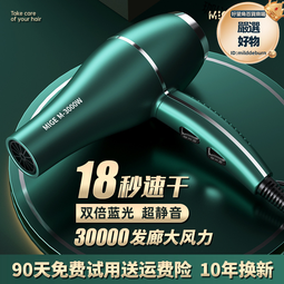 德系電吹風機家用速幹3000冷理髮店專用大功率負離子宿舍淨音 歷史價格詳細信息