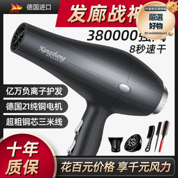 吹風機髮廊大功率家用理髮店大風力電吹風學生宿舍冷熱風藍光護髮 歷史價格詳細信息