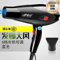 吹風機大風力電吹風筒藍光負離子護髮學生宿舍髮廊家用速幹靜音 歷史價格詳細信息