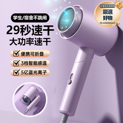 吹風機家用髮廊大功率藍光電吹風冷熱風學生宿舍電吹風筒禮品 歷史價格詳細信息