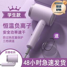 家用電吹風機護髮可摺疊高速學生宿舍低噪恆溫藍光便攜吹風筒 歷史價格詳細信息