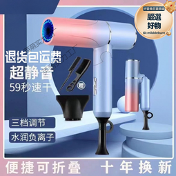 德國電吹風機家用負離子護髮電動髮廊大功率理髮店冷熱風筒 歷史價格詳細信息