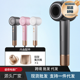 新款吹風機家用髮廊電吹風大功率藍光護髮電吹風筒禮品 歷史價格詳細信息