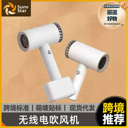 充電式無線吹風機 便攜式電吹風筒 電池款不插電 無線吹風機 充電式靜音護發可折疊吹風機 USB不插電熱冷風吹風機 歷史價格詳細信息