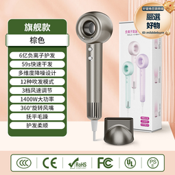 【歐規】高速華強北電吹風機歐規髮廊家用大功率負離子無葉中空風 歷史價格詳細信息