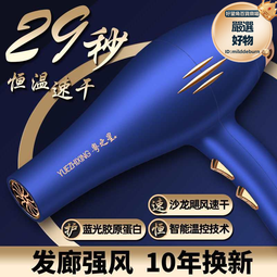 髮廊大風吹風機家用理髮店大功率負離子電吹風筒冷熱風不傷發宿舍 歷史價格詳細信息