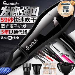 髮廊強風吹風機家用大功率藍光負離子學生宿舍靜音電吹風筒不傷發 歷史價格詳細信息