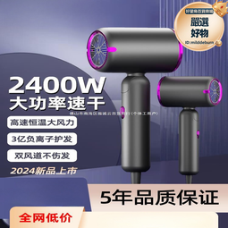 吹風機負離子 護髮靜音速乾理髲店專用家用無葉吹頭髮2023年新款 歷史價格詳細信息