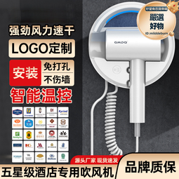 壁掛式吹風機酒店賓館家用浴室掛壁式幹發器化妝室負離子吹風機 歷史價格詳細信息