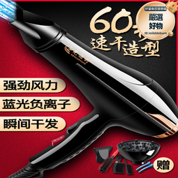電吹風機家用大功率男士專用髮廊大風力護髮速幹吹風筒理髮店 歷史價格詳細信息