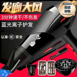 電吹風機大功率吹風機髮廊歐規負離子吹風機家用百貨 歷史價格詳細信息
