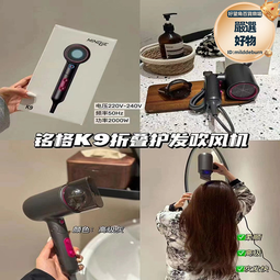 大功率藍光電吹風可攜式可摺疊吹風機酒店家用學生宿舍吹風筒 歷史價格詳細信息