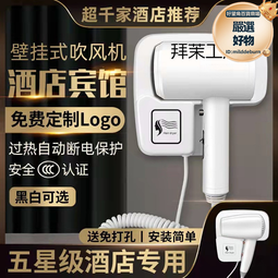 壁掛式吹風機酒店賓館家用浴室掛壁式幹發器化妝室負離子吹風機 歷史價格詳細信息