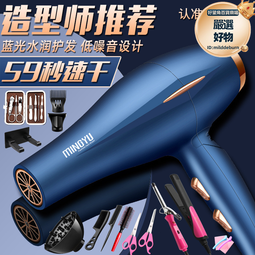 藍光髮廊大風力電吹風機家用理髮店速乾冷熱風學生宿舍用小功率靜 歷史價格詳細信息