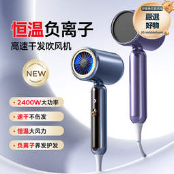 2400w大功率電吹風機家用髮廊藍光負離子吹風筒高速恆溫 歷史價格詳細信息